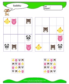 Sudoku Çocuk Bulmacaları